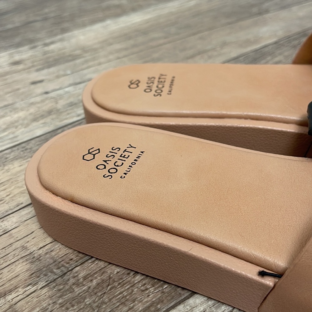 New Oasis Buckle Camel Sandals - Picture 7 of 10